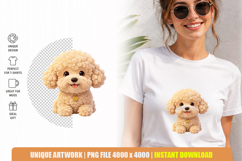 Adorable Puppy Clipart Bundle PNG Sublimation Product Image 3