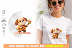 16 Cute Dog Clipart PNG, Adorable Puppy Sublimation Bundle Product Image 3