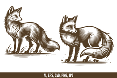 Fox Vector SVG Bundle Product Image 2