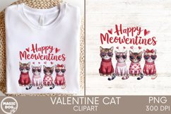 Happy Meowentines Cute Valentine Cat|Valentine Cat Lover Product Image 2