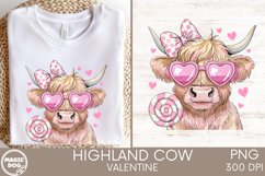Valentine Coquette Highland Cow|Candy Valent|Cow Lover Product Image 4