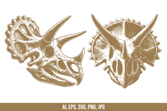 Dinosaur Skull Vector SVG Bundle Product Image 2