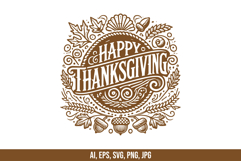 Thanksgiving Text Vector Bundle Product Image 4