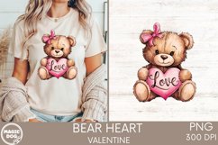 Valentine&#039;s Day Bear|Coquette Valentines Day|Coquette Bear Product Image 4