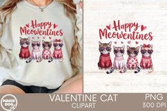 Happy Meowentines Cute Valentine Cat|Valentine Cat Lover Product Image 3