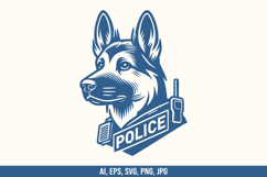 Police Dog Vector SVG Bundle Product Image 7