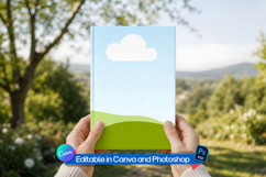 6x9 hardcover book mockup Product Image 1