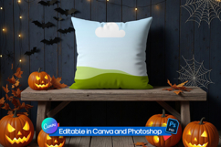 Autumn pillow pattern mockup Product Image 1