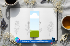 Book page marker mockup Product Image 1