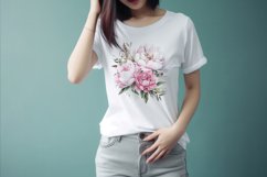 Sublimation design, Bouquet of Peonies, PNG file Product Image 2