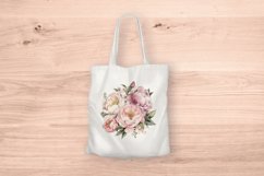 Sublimation design, Bouquet of Peonies, PNG file Product Image 5