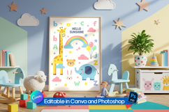 Children’s room poster frame mockup Product Image 1