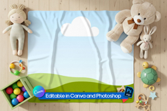 Cozy baby blanket mockup Product Image 1