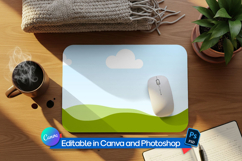 Desk mouse pad mockup Product Image 1