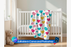 Draped baby blanket mockup Product Image 1