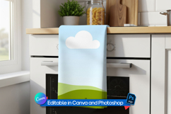 Editable folded towel mockup Product Image 1