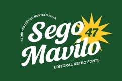 Emilio Bold Retro Script Font Sporty Branding Product Image 2