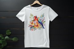 Sublimation design, Tropical Plants and colorful Birds, PNG Product Image 3