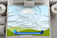 Fabric blanket mockup Product Image 1