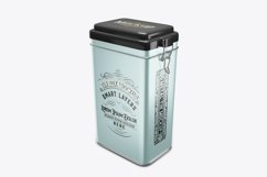 Metallic Tin With Locking Lid Product Image 1