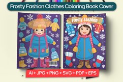 Frosty Fashion Winter Clothes Book Cover Product Image 1