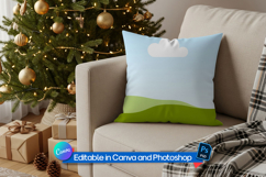 Festive pillow mockup Product Image 1