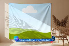 Fiber rug and blanket mockup Product Image 1