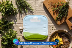 Flat lay hot pad mockup Product Image 1