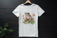 Sublimation design, Frog with flower, PNG file Product Image 3