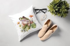 Sublimation design, Frog with flower, PNG file Product Image 4
