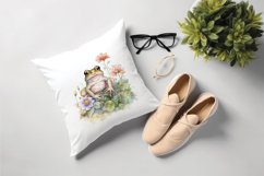Sublimation design, Frog with flower, PNG file Product Image 4