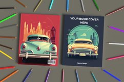 Front &amp; back coloring book cover mockup Product Image 1
