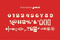 Gabel bold tropical retro display font Product Image 12