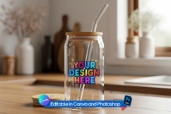 Glass Can Mockup Product Image 1