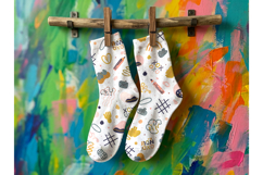 Hanging socks mockup Product Image 2