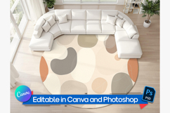 Large round rug mockup Product Image 1
