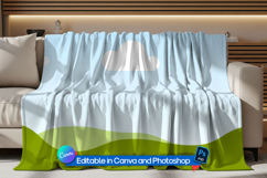living room blanket mockup Product Image 1