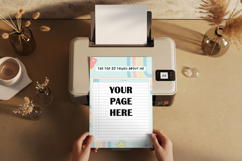 A4 paper print mockup Product Image 1