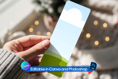 Minimalist vertical bookmark mockup Product Image 1