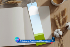 Page flag bookmark mockup Product Image 2