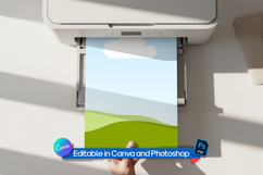 Paper print preview mockup Product Image 1