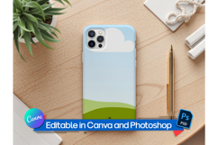 Phone cover mockup with triple lens camera Product Image 2