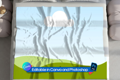 Premium fabric blanket mockup Product Image 1