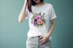 Sublimation design, Romantic floral bouquet, PNG file Product Image 2