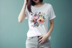 Sublimation design, Romantic floral bouquet, PNG file Product Image 2