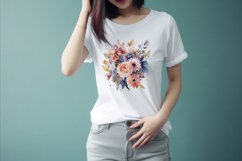 Sublimation design, Romantic floral bouquet, PNG file Product Image 2