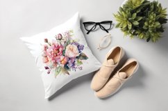 Sublimation design, Romantic floral bouquet, PNG file Product Image 4