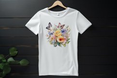 Sublimation design, Spring Butterfly flower, PNG Product Image 3