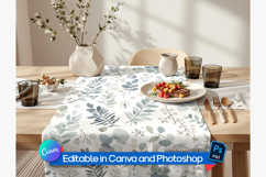 Table runner fabric mockup Product Image 1