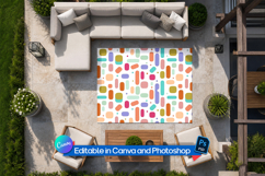 Terrace rug branding mockup Product Image 1